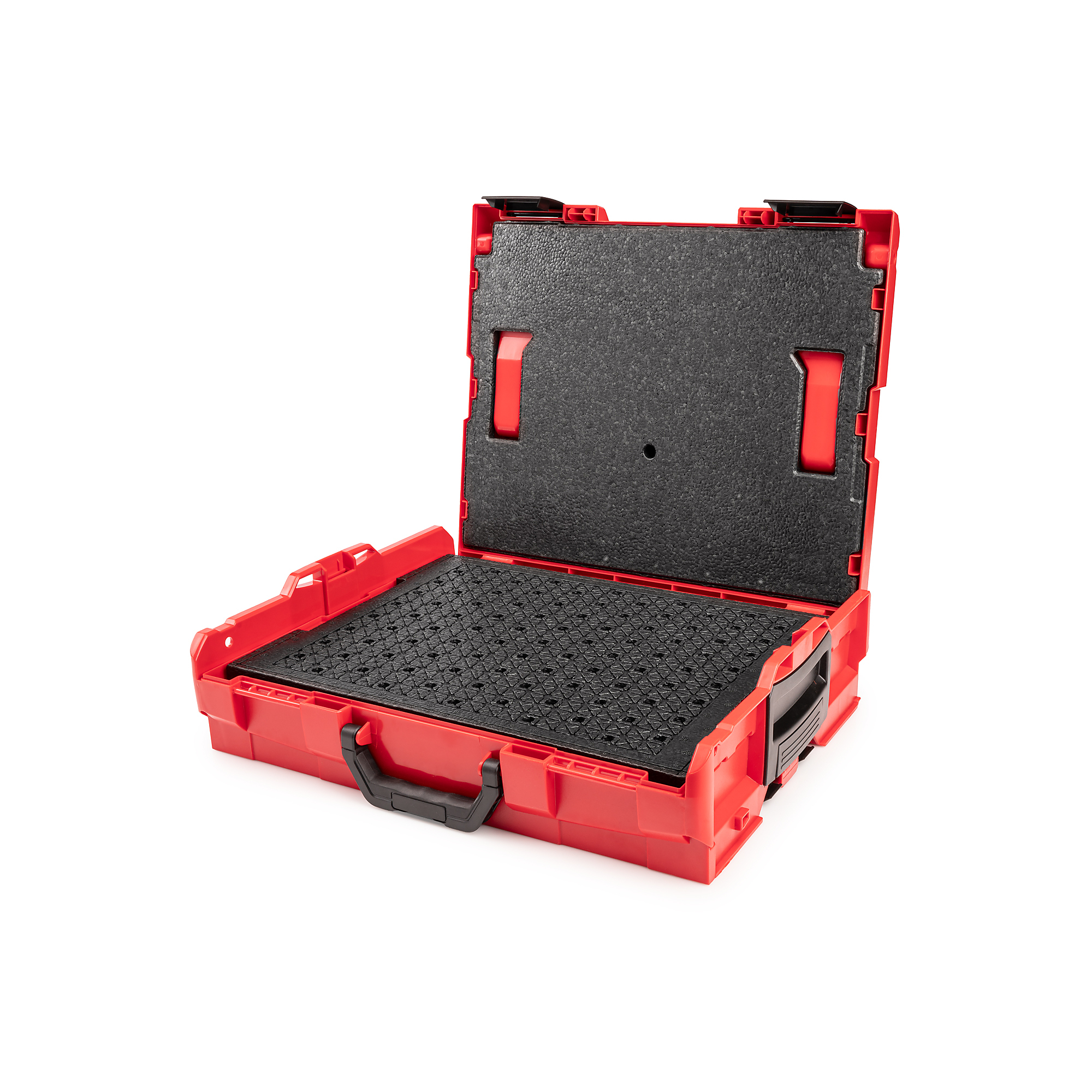 TEKTON Shallow Stacking Tool Box (L-BOXX 1) with Customizable Foam (4 Sheets) and Lid Insert | OLB91004